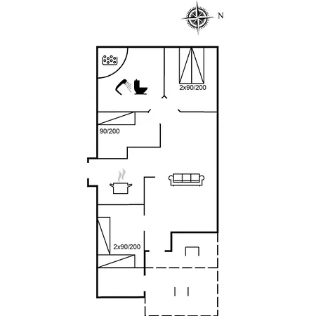 Сasa de vacaciones Tydulf - 34km From The Sea By Interhome